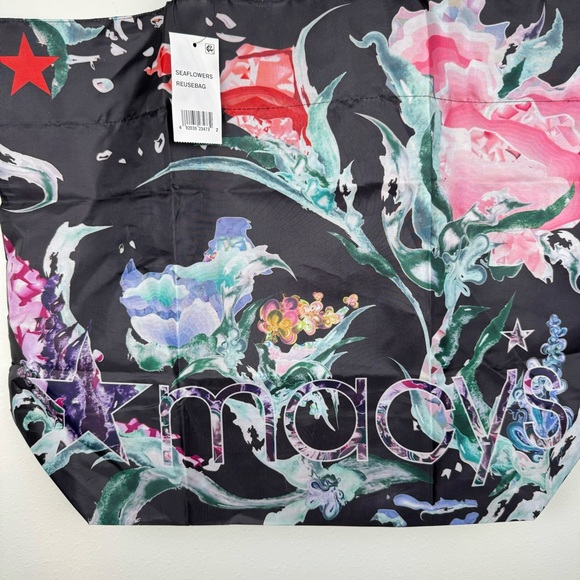 Macys X Oceancycle from Beach to Bag Reusable Shopping Tote Bags - Picture 2 of 5